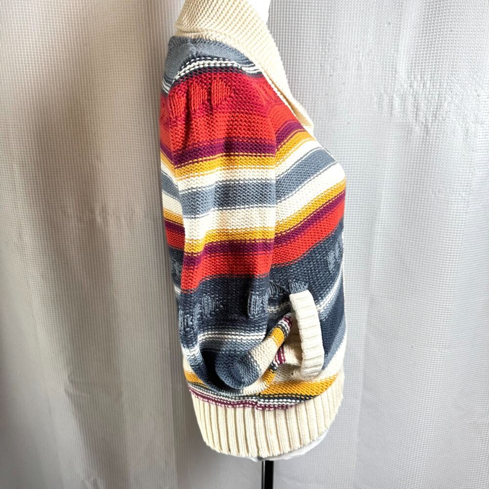Pendleton Campfire Sweater Womens Size XS Multicolor Striped Zip Up Cardigan EUC - Picture 5 of 13